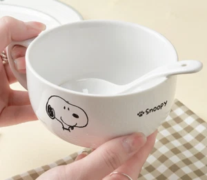 Snoopy Peanuts Müslischale Löffel Set 450ml - Bild 1 von 6