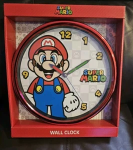Nintendo Super Mario Brothers Bros 12" Analog Collectible Wall Clock Display - Picture 1 of 1