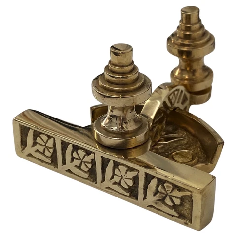 Big Springing Window Sash Lock with Polished Finish “The Genie” Cover