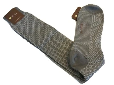 Loro Piana 100% Baby Cashmere Light Gray Socks Size Large Made in Italy - Image 1 of 4