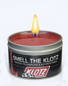 NEW KLOTZ 2-STROKE SMELLING CANDLE KL-755 DIRT BIKE RACING MX ATV UTV BOAT - Picture 1 of 3