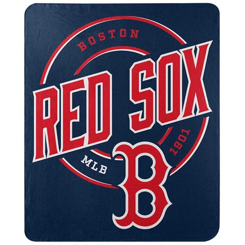 Boston Red Sox MLB Northwest 50"x60" Campaign Fleece Throw Blanket FREE Cover