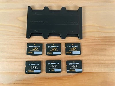 x6 Olympus xD-Picture Memory Card xD Cards for Olympus Fujifilm Cameras TESTED - Image 1 of 3