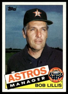 1985 Topps #186 Bob Lillis - Picture 1 of 2