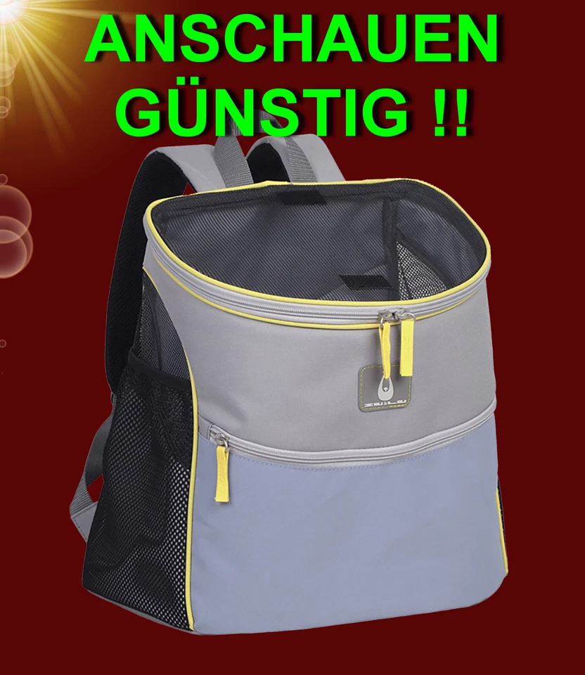 bis 8 kg !! HUND KATZEN RUCKSACK Transporttasche Tragetasche Haustiertragetasche - Bild 1 von 4