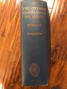 The Oxford Companion To Music. Ninth Edition. [Hardcover] Percy A Scholes - Bild 1 von 12
