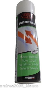 Grasso silicone spray lubrificante scivolante 500 ml catena moto porte sezionali - Foto 1 di 1
