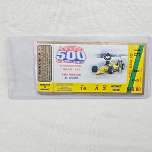 1987 72nd Indy 500 Indianapolis Motor Speedway Ticket Stub May, 29 - Picture 1 of 2