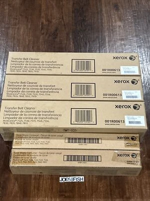 5 Genuine Xerox Transfer Belt Cleaner 001R00613 & Waste Container 008R013061✅✅ - Image 1 of 3