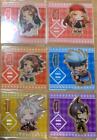 Shaman King Acrylic Stand Figure Going Out Ver. Lot Of 6 Yoh Annna Ren Etc.