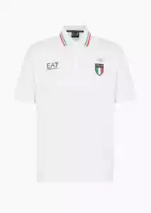 EA7 EMPORIO ARMANI ITALIA TEAM OLIMPIADI 2024 POLO 3DPFC6PCOMZ11100 - Foto 1 di 5