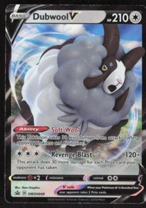 Pokemon TCG SWSH: Sword & Shield Promo Cards #SWSH049 Dubwool V MP - Picture 1 of 2