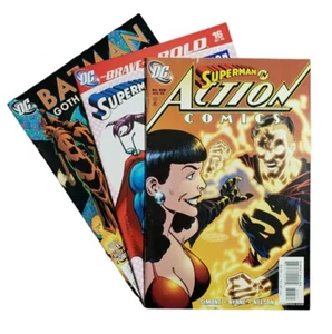 Lote de 3 cómics de DC Super-Man, Batman y Catwoman - Imagen 1 de 7