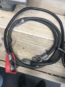 Top Post W/Lead 1 & 2 Gauge Battery Cables Positive Negative Set Ford RV RatRod - Picture 1 of 5