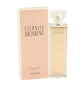 Calvin Klein Eternity Moment Women 3.4 oz 100 ml Eau De Parfum Spray Nib Sealed - Picture 1 of 4