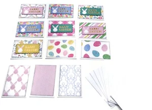 EASTER Mini NOTE CARDS - Set of 12 - Handmade with Envelope SALE - Picture 1 of 6