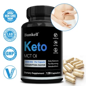 Keto-MCT-Öl-Kapseln, 3000 mg pro Portion – ideal für die Keto-Diät - Bild 1 von 14