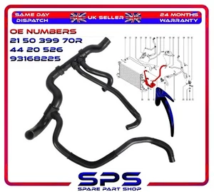 Radiator Hose For Renault Master Mk3 Vauxhall Movano Mk2 215039970R - Picture 1 of 7