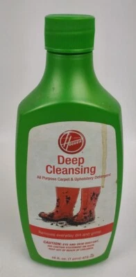 Detergente para alfombras y tapicería Hoover de limpieza profunda para todo uso 16 oz sellado 2009 Foto 1 de 4