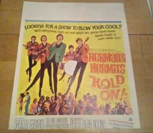 Hermans Hermits in "Hold On" 1966 Fensterkarte Beschnittene Fensterkarte 14 x17 - Bild 1 von 4