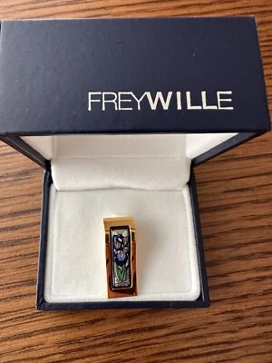 FREYWILLE Colgante Onda Colección IRIS / Esmalte Fuego, Chapado en Oro 24kt Foto 1 de 2