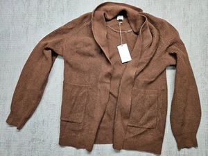 A New Day Women's Open Layering Cardigan Sweater Size XS Brown - Picture 1 of 11
