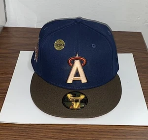 Capsule Hats x New Era Exclusive Anaheim Angels Navy Nitro Size 7 5/8 New - Picture 1 of 3