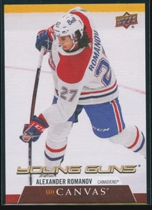 Alexander Romanov 2020-21 Upper Deck UD Canvas Young Guns #C227 Rookie RC - Picture 1 of 2