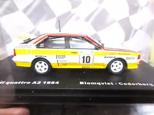 AUDI Quattro Turbo Rallye Akropolis Greece 1984 #10 Blomqvist Wi Altaya IXO 1:43 - Bild 1 von 4