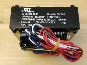 -NEW- Cutler-Hammer CHL92-2 Transformer 12-768810-00-03 Pri: 120/480V Sec: 8/24V - Picture 1 of 6