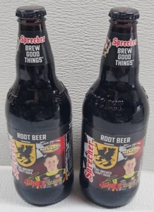 Two (2) Sprecher Root Beer Soda Empty Bottle with Caps ARCA SERIES Brandon Jones - Picture 1 of 6