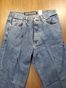 Jeans blu nautica vintage pantaloni denim uomo gamba dritta 32X34 - Foto 1 di 6