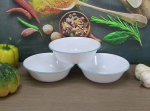 Corelle - Vitrelle - Three x 532mL Soup / cereal Bowls in the Delano pattern - Picture 1 of 7