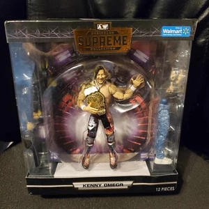 Jazwares AEW Kenny Omega SUPREME Walmart Exclusive SEALED ACTION FIGURE box wear - Picture 1 of 2