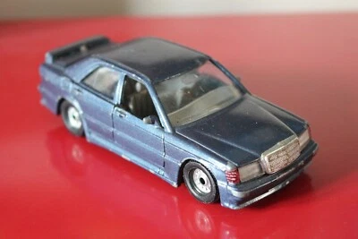 Corgi 5” MERCEDES-BENZ 190E 2.3 16 Metallic Blue Diecast Car Toy VINTAGE Rare - Image 1 of 4