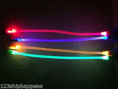 MINI LED GLOW light charger cable FOR apple iphone 6 5 4S galaxy s3 s4 micro usb - Image 1 of 4