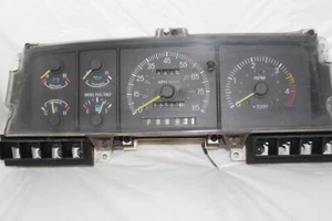 Speedometer Instrument Cluster 91 Ford F250/F350/F450 DIESEL Gauges 27,593 Miles - Bild 1 von 6