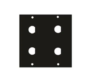 Middle Atlantic 1/2BNC4 UCP Module with Four 1/2" BNC Punchouts - Picture 1 of 1