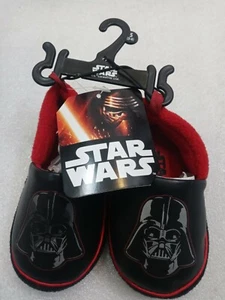 Star Wars Darth Vader ~ Kleinkind Hausschuhe Größe SMALL (5-6) ~ NEU mit Etikett - Bild 1 von 6