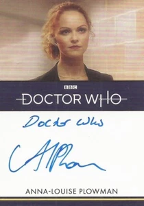 Doctor Who Serie 1-4: Anna-Louise Plowman "Doctor Who" Autogrammkarte - Bild 1 von 1