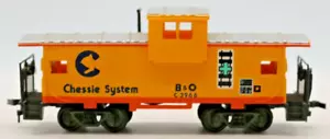 HO Scale Bachmann Silver Series Caboose Chessie System B&O #C-3966  - Picture 1 of 5