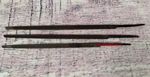 3 Triangular Files w/ American Beauty Extra Slim, Simonds & JBS USA Watch Repair - Picture 1 of 20
