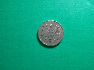 1975 G Germany 5 Deutsche Mark Coin - Image 1 of 2