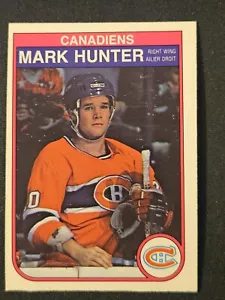 82-83 O-Pee-Chee Mark Hunter Rookie 🚨🚨🚨 Montreal Canadiens - Picture 1 of 4