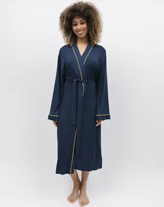 Cyberjammies Long Navy Robe Cosmo Size : 12 - Picture 1 of 6