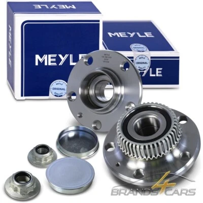 MEYLE 2x WHEEL HUB WITH REAR WHEEL BEARING FOR AUDI A3 TT VW BORA GOLF 4 NEW BEETLE - Image 1 of 4