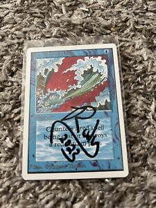 Mtg Alpha Investments Rudy Signed Card Autograph NM YouTube Blue Elemental Blast