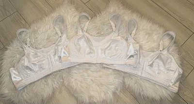 3 Playtex 18 Hour E525 Wire Free Bras Posture Boost PowerSupport Front Close 36B - Image 1 of 4