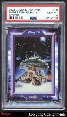2023 Kakawow Cosmos Disney 100 Poster Star Wars Empire Strikes Back /288 PSA 10 - Image 1 of 2
