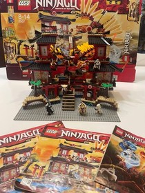 LEGO NINJAGO The Golden Weapons Fire Temple 2507 In 2011 Used Comp W/Manual& Box